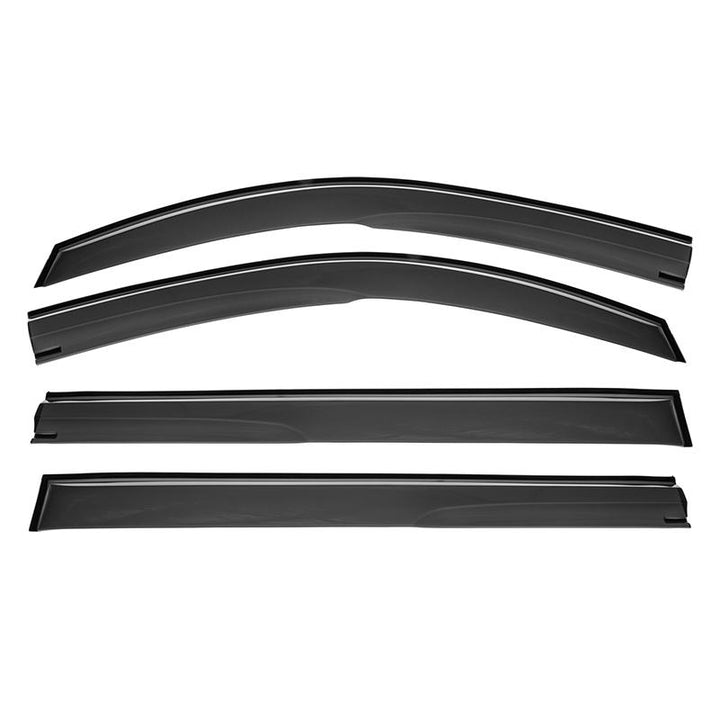 2015-Up GMC Yukon XL Window Visors Wind Deflectors Rain Guards Tape-On EOS Visors Tinted 