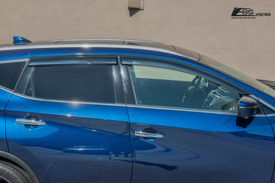 2015-Up Nissan Murano Window Visors Wind Deflectors Rain Guards Tape-On EOS Visors 