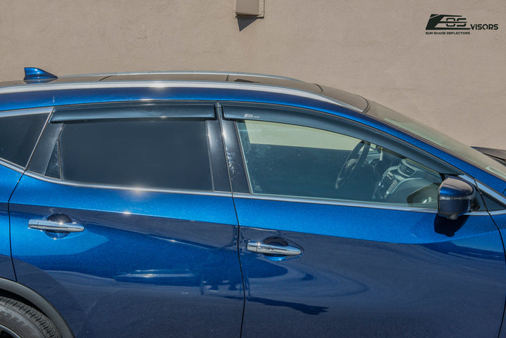 2015-Up Nissan Murano Window Visors Wind Deflectors Rain Guards Tape-On EOS Visors 
