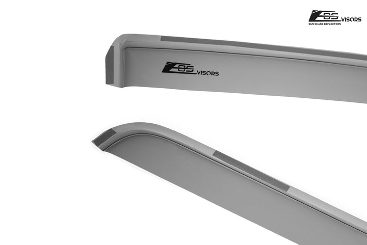 2015-Up Silverado 2500HD 3500HD Crew Cab Window Visors Deflectors In-Channel EOS Visors 