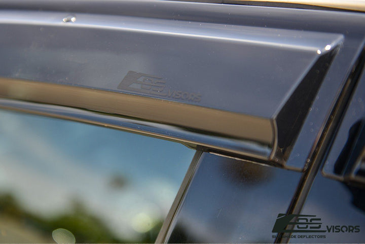 2016-21 Honda Civic Hatchback Clip-On Window Visors Wind Deflectors Rain Guards Clip-On EOS Visors 