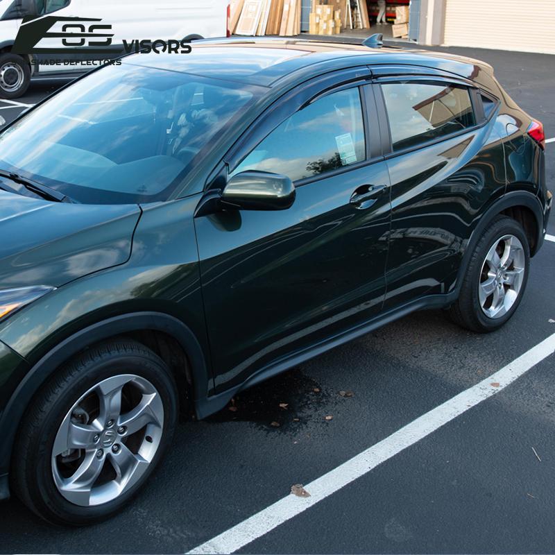 2016-Up Honda HR-V Window Visors Wind Deflectors Rain Guards Tape-On EOS Visors 