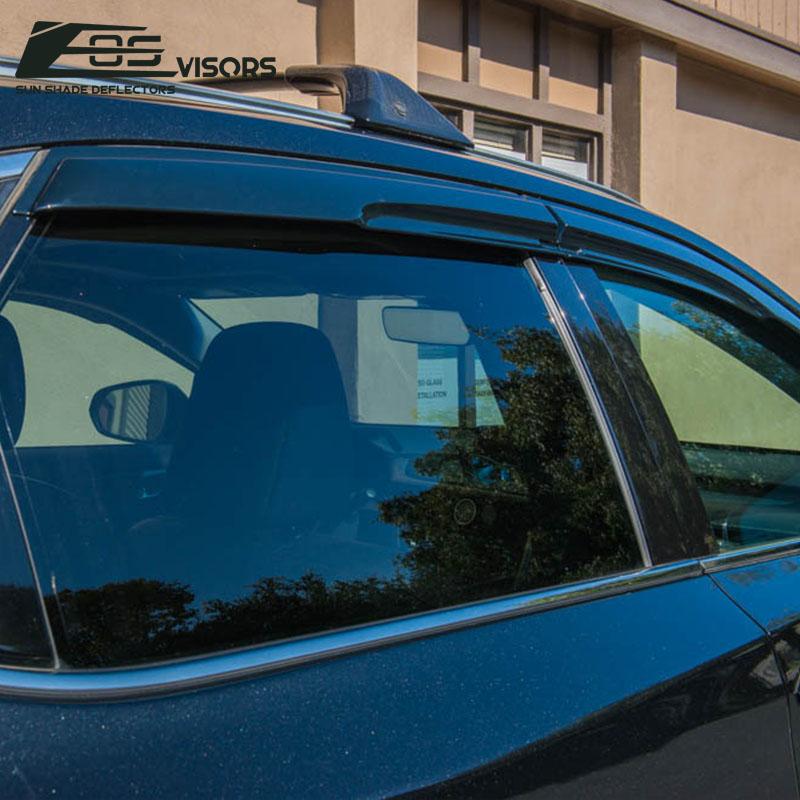 2016-Up Lexus RX350 RX450 Window Visors Wind Deflectors Rain Guards Tape-On EOS Visors 