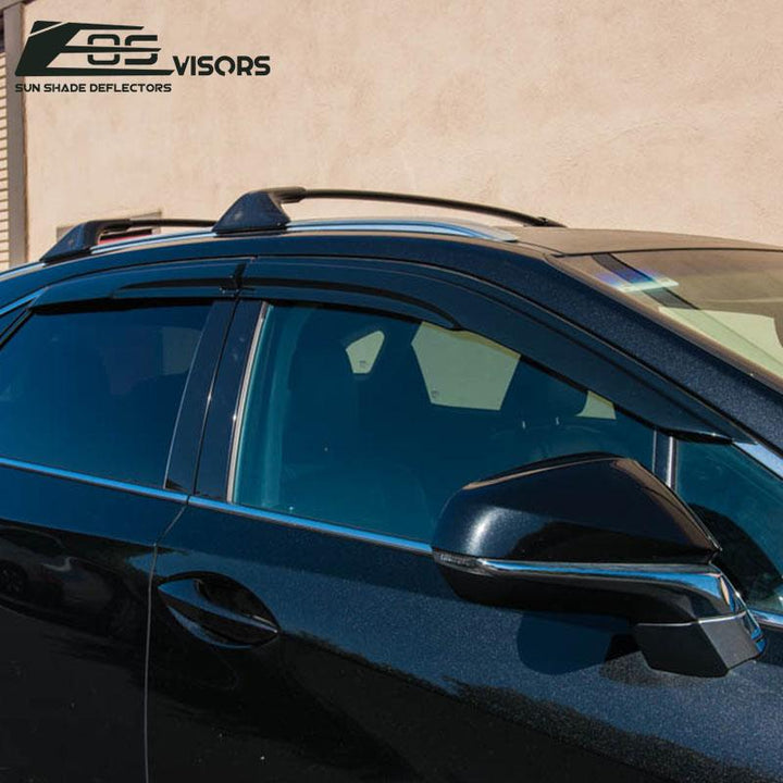 2016-Up Lexus RX350 RX450 Window Visors Wind Deflectors Rain Guards Tape-On EOS Visors 