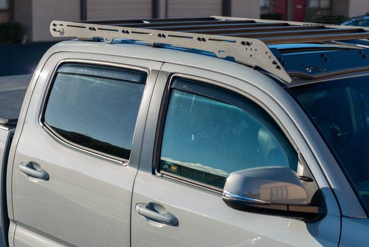 2016-Up Toyota Tacoma Double Cab Window Visors Wind Deflectors Rain Guards In-Channel EOS Visors 