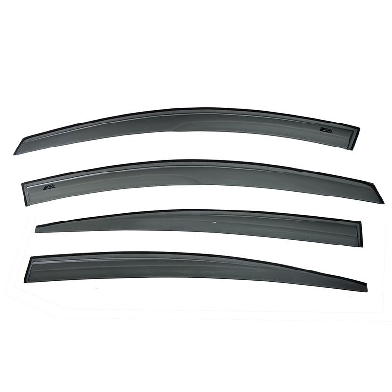 2017-19 Hyundai Elantra Window Visors Wind Deflectors Rain Guards Tape-On EOS Visors 