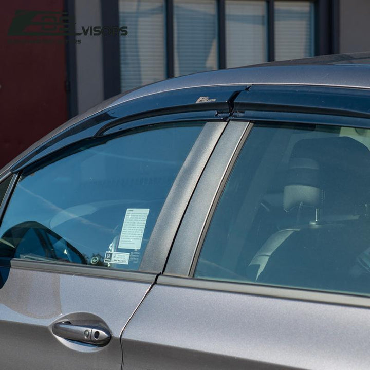 2017-Up Honda Clarity MUGEN Style Window Visors Wind Deflectors Rain Guards Tape-On EOS Visors 