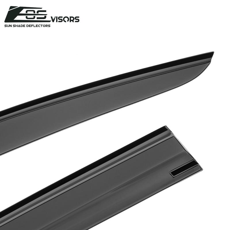 2017-Up Honda Clarity MUGEN Style Window Visors Wind Deflectors Rain Guards Tape-On EOS Visors 