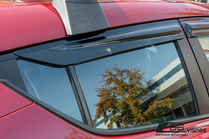 2018-19 Toyota C-HR Window Visors Wind Deflectors Rain Guards Tape-On EOS Visors 