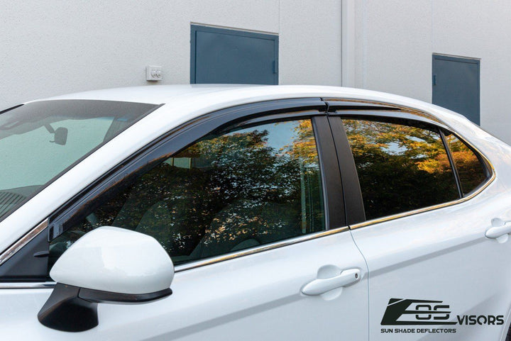 2018-Up Toyota Camry Window Visors Wind Deflectors Rain Guards Tape-On EOS Visors 