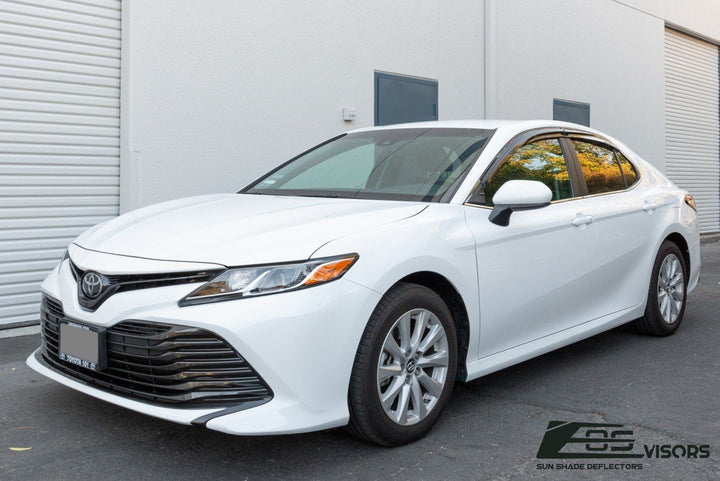 2018-Up Toyota Camry Window Visors Wind Deflectors Rain Guards Tape-On EOS Visors 