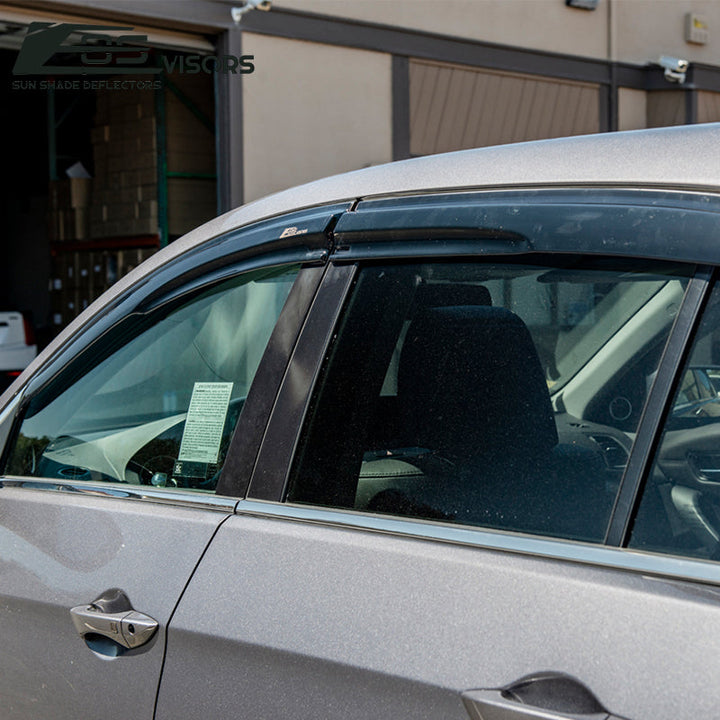 2019-Up Subaru Forester Window Visors Wind Deflectors Rain Guards Tape-On EOS Visors 