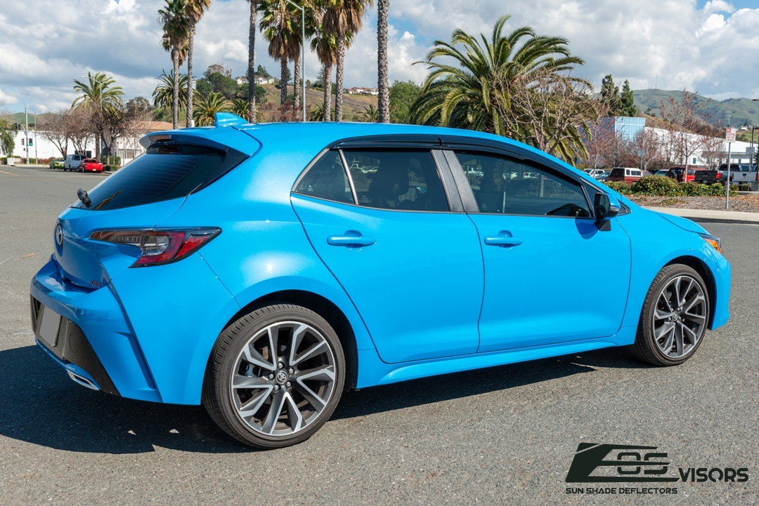 2019-Up Toyota Corolla Hatchback MUGEN Style Window Visors Deflectors Tape-On EOS Visors 