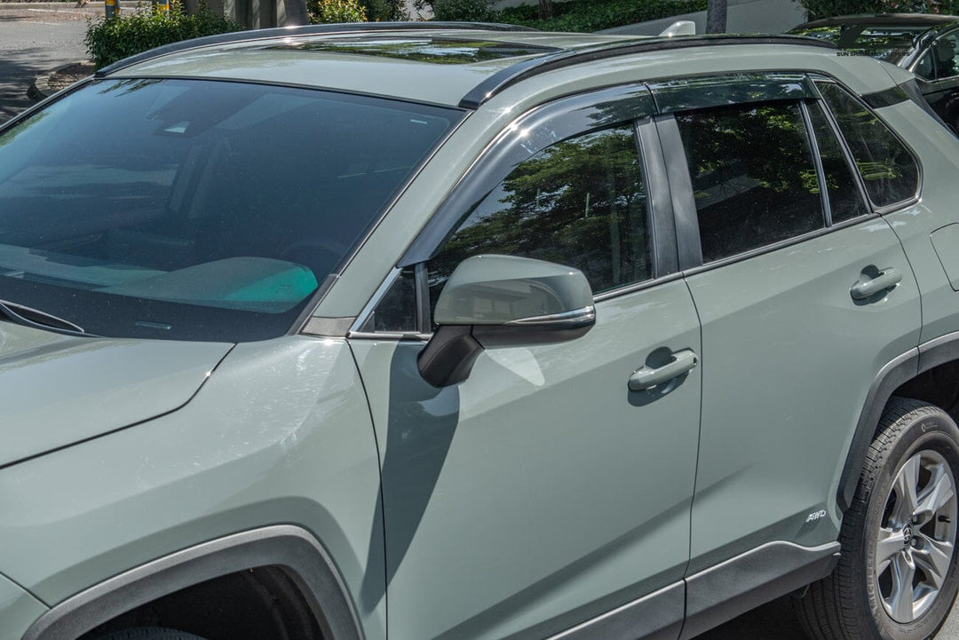 2019-UP Toyota Rav4 JDM Style Window Visors Wind Deflectors Rain Guards In-Channel EOS Visors 