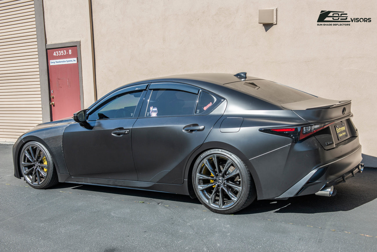 2021Up Lexus IS300 IS350 IS500 Window Visors Wind Deflectors EOS Visors