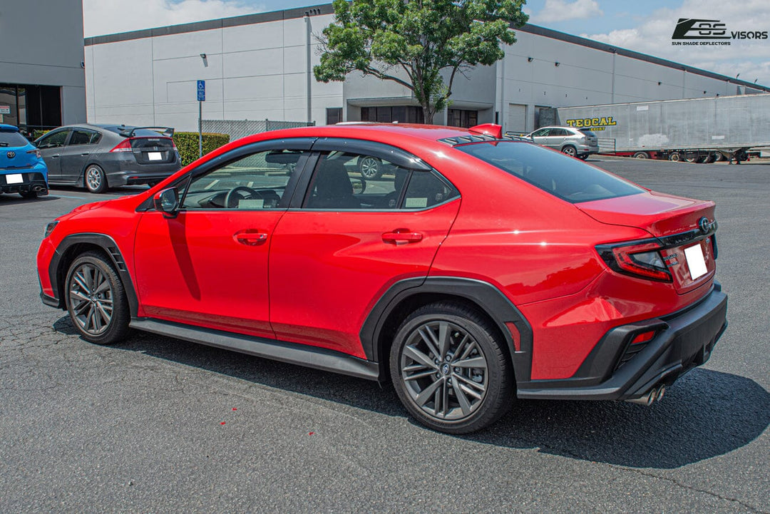 2022-Up Subaru WRX | JDM Clip-On Style Side Vent Window Visors Rain Guard Clip-On EOS Visors 