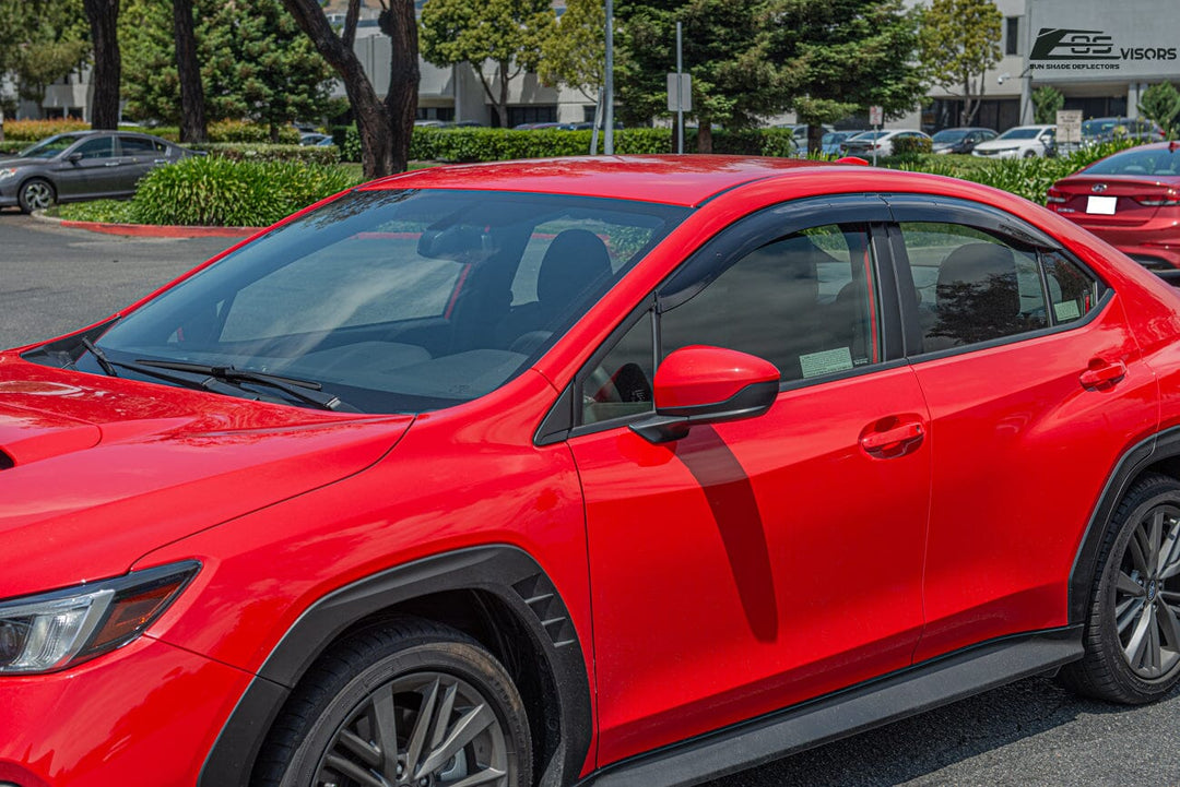 2022-Up Subaru WRX | JDM Clip-On Style Side Vent Window Visors Rain Guard Clip-On EOS Visors 