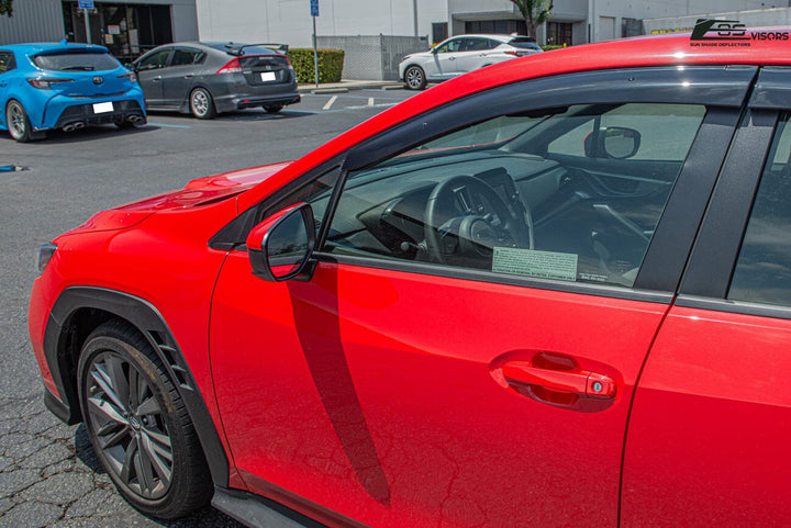 2022-Up Subaru WRX | JDM Clip-On Style Side Vent Window Visors Rain Guard Clip-On EOS Visors 