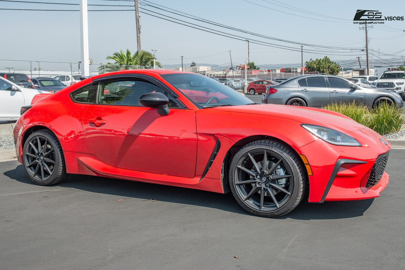 2022Up Toyota GR86 Window Visors JDM Wind Deflectors Rain Guards EOS Visors